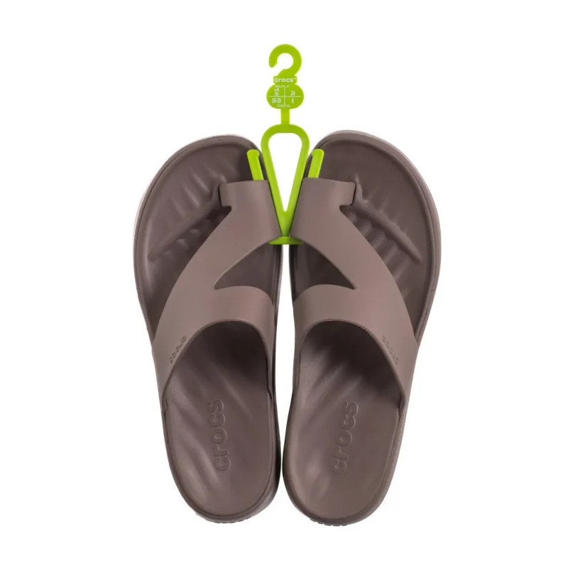 Crocs Getaway Platform Toe Loop Truffle 210834-0LF (CR375-a) šlepetės