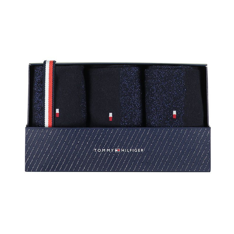 Tommy Hilfiger Women Sock 3P Navy 701210532 002 035 (TH316-a) kojinės