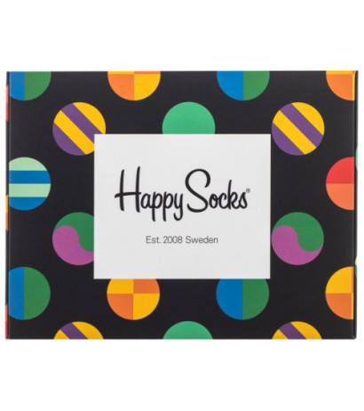 Happy Socks 2-Pack Flat Pack Clashing Dots POS0816 (HS14-a) aksesuaras