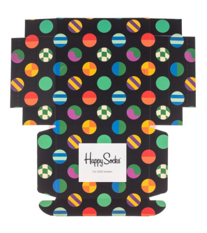Happy Socks 2-Pack Flat Pack Clashing Dots POS0816 (HS14-a) aksesuaras