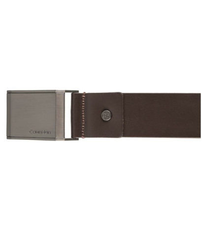 Calvin Klein Adj Beveled Plaque 35mm Dark Brown K50K510950 GE7 (CK345-a) diržas