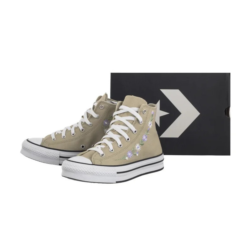 Converse CTAS Eva Lift Hi Pale Surplus/White/Violet Heat A11825C (CO778-a) bateliai