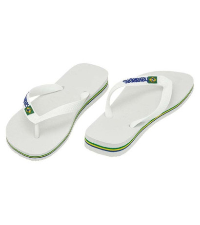 Havaianas Brasil Logo Branco White 4110850-0001 (HI1-f) šlepetės