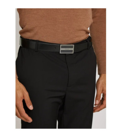 Calvin Klein Metal Inlaid CK Plaque 35MM CK Black Smooth K50K512333 BEH (CK564-a) diržas