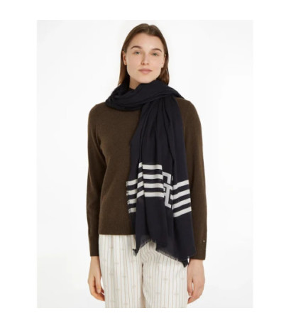 Tommy Hilfiger TH Naval Scarf AW0AW16644 DW6 (TH1187-a) aksesuaras