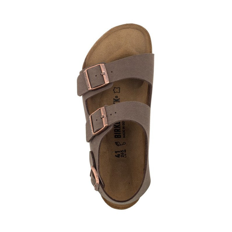 Birkenstock Milano BF Nubuck Mocca 634501 (BK42-b) sandalai