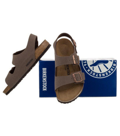 Birkenstock Milano BF Nubuck Mocca 634501 (BK42-b) sandalai