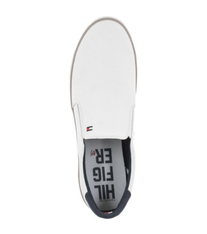 Tommy Hilfiger Iconic Slip On Sneaker FM0FM00597-100 White (TH225-a) sportiniai bateliai 