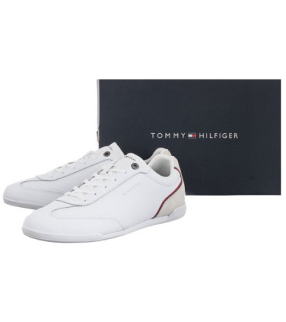 Tommy Hilfiger Modern Lo Pro Leather Cupsole White FM0MF04014 YBR (TH407-a) sportiniai bateliai