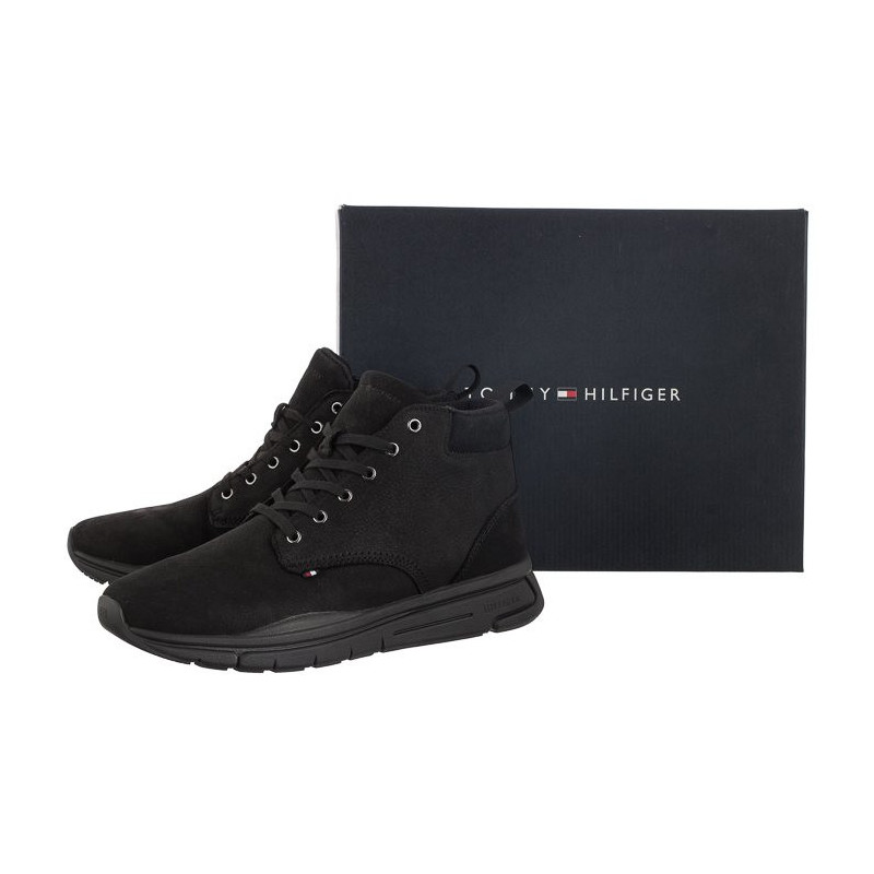 Tommy Hilfiger Warm Hilfiger Lth Hybrid Boot Black FM0FM04412 BDS (TH665-a) sportiniai bateliai