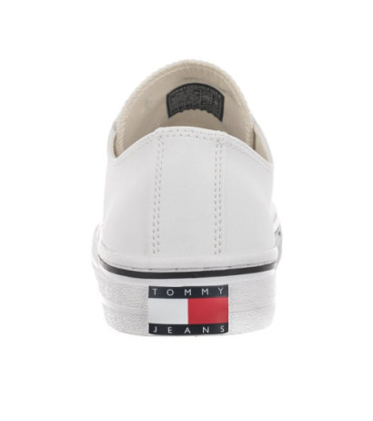 Tommy Hilfiger Tommy Jeans Mens Lace Vulc Ess White EM0EM01047 YBR (TH705-b) sportiniai bateliai 