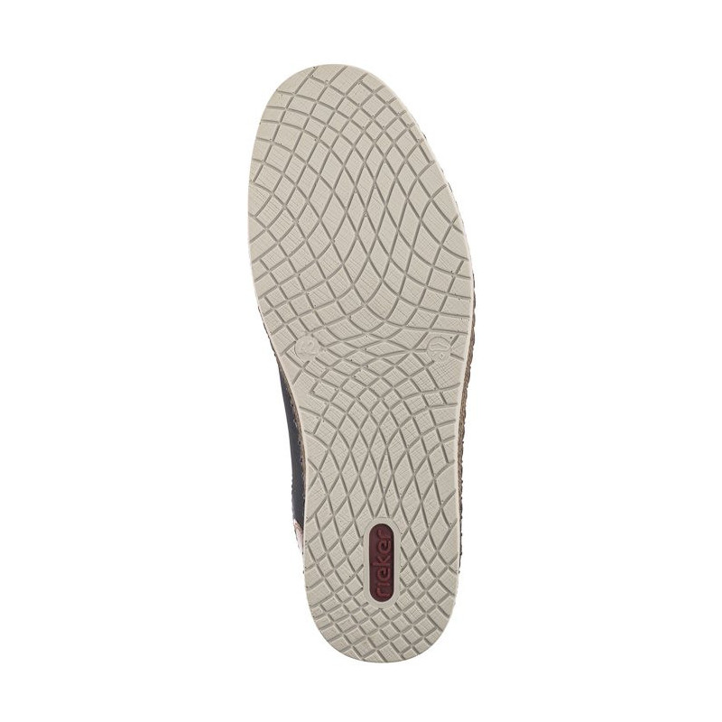 Rieker Granatowe B5249-14 (RI95-a) batai