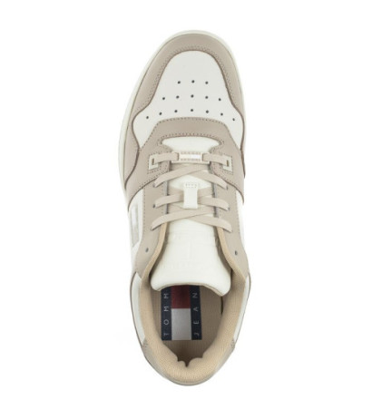 Tommy Hilfiger Tommy Jeans Basket Leather Classic Beige EM0EM01165 ACI (TH762-a) sportiniai bateliai
