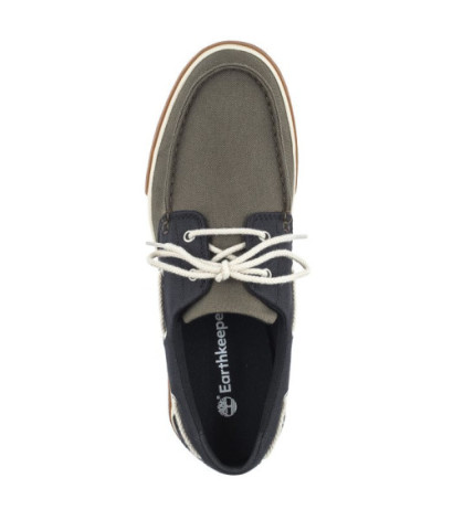 Timberland Union Wharf 2.0 Ek+Boat Shoe Dark Green Canvas 0A2CBR A58 (TI113-a) batai