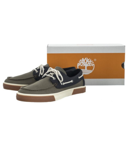 Timberland Union Wharf 2.0 Ek+Boat Shoe Dark Green Canvas 0A2CBR A58 (TI113-a) batai