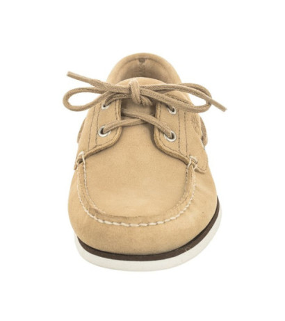 Timberland Classic Boat Boat Shoe Light Beige Suede 0A5QRR DQ9 (TI121-a) batai