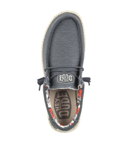 Hey Dude Wally Stretch Canvas Blue 40022-425 (HY13-a) batai