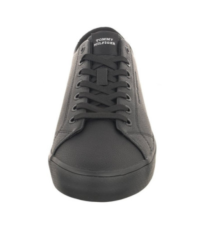 Tommy Hilfiger Hi Vulc Core Low Lth Stripes Triple Black FM0FM04778 0GQ (TH863-a) sportiniai bateliai