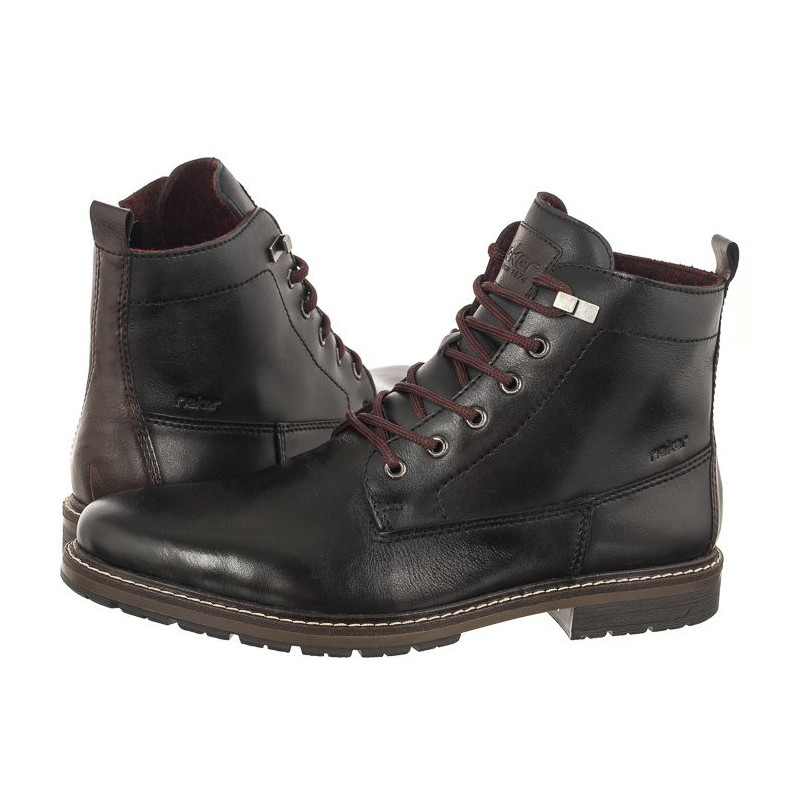 Rieker Czarne 13730-00 Black (RI142-a) batai