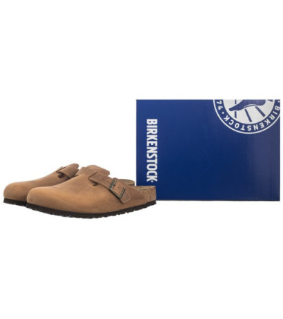 Birkenstock Boston BS Cognac 1028179 (BK212-c) šlepetės