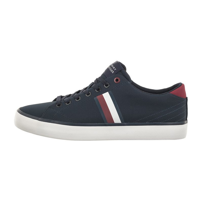 Tommy Hilfiger TH HI Vulc Low Stripes Mesh Desert Sky FM0FM04946 DW5 (TH1012-b) sportiniai bateliai 