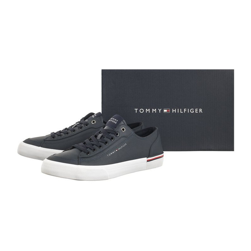 Tommy Hilfiger Corporate Vulc Leather Desert Sky FM0FM04953 DW5 (TH1029-a) sportiniai bateliai 