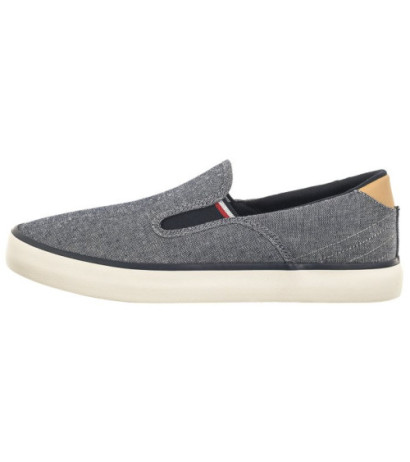 Tommy Hilfiger TH Hi Vulc Low Slipon Chambray Desert Sky FM0FM04947 DW5 (TH1030-a) sportiniai bateliai 
