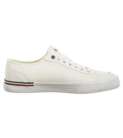 Tommy Hilfiger Corporate Vulc Canvas White FM0FM04954 YBS (TH1028-b) sportiniai bateliai 