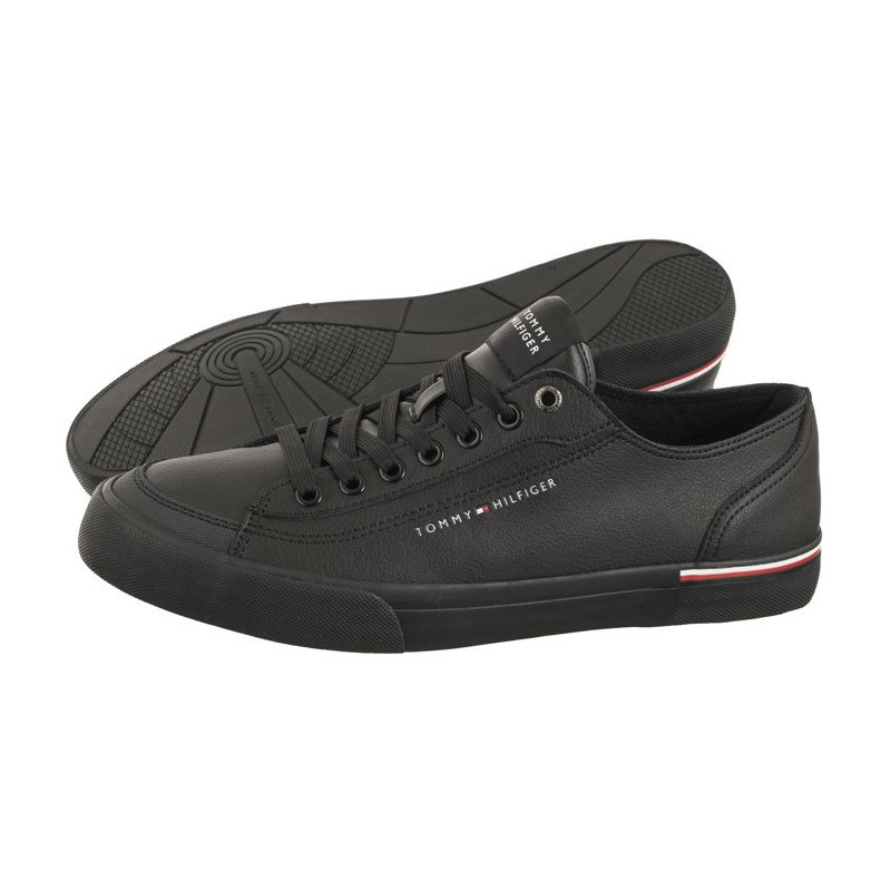 Tommy Hilfiger Corporate Vulc Leather Black FM0FM04953 BDS (TH1029-b) sportiniai bateliai 