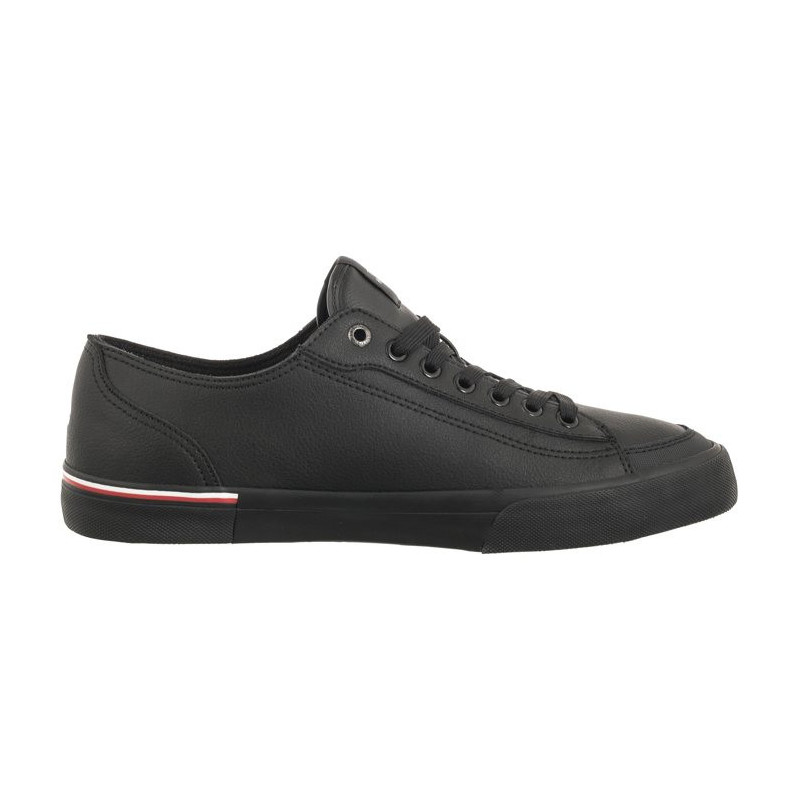 Tommy Hilfiger Corporate Vulc Leather Black FM0FM04953 BDS (TH1029-b) sportiniai bateliai 