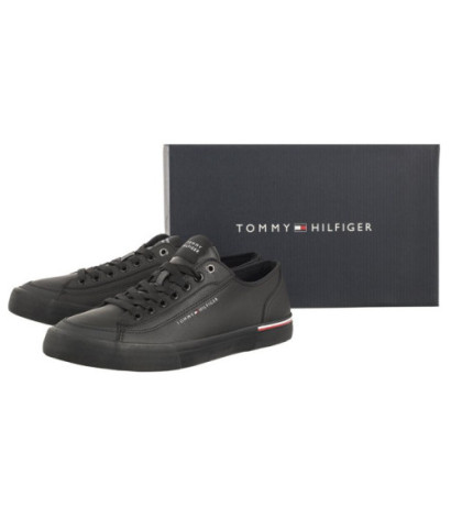 Tommy Hilfiger Corporate Vulc Leather Black FM0FM04953 BDS (TH1029-b) sportiniai bateliai 