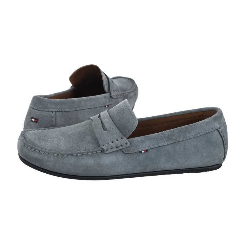 Tommy Hilfiger Casual Hilfiger Suede Driver Overcast Grey FM0FM04998 PN6 (TH1054-c) batai