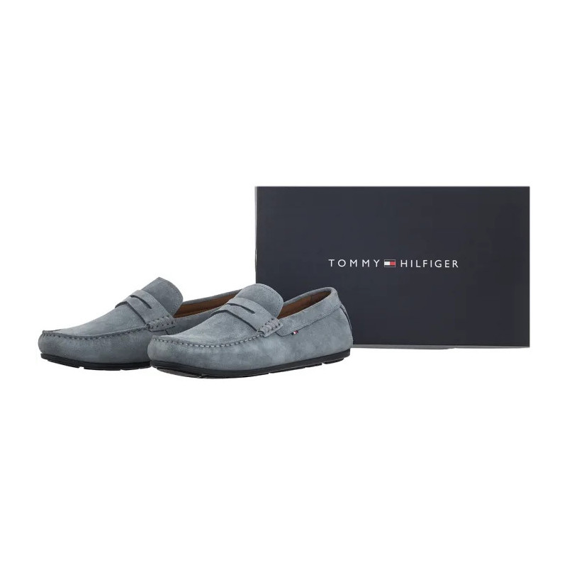 Tommy Hilfiger Casual Hilfiger Suede Driver Overcast Grey FM0FM04998 PN6 (TH1054-c) batai