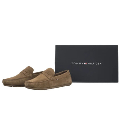 Tommy Hilfiger Casual Hilfiger Suede Driver Coconut Grove FM0FM04998 GVQ (TH1054-d) batai