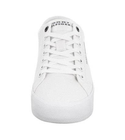 Tommy Hilfiger TH Hi Vulc Low Canvas White FM0FM04882 YBS (TH1079-a) sportiniai bateliai 