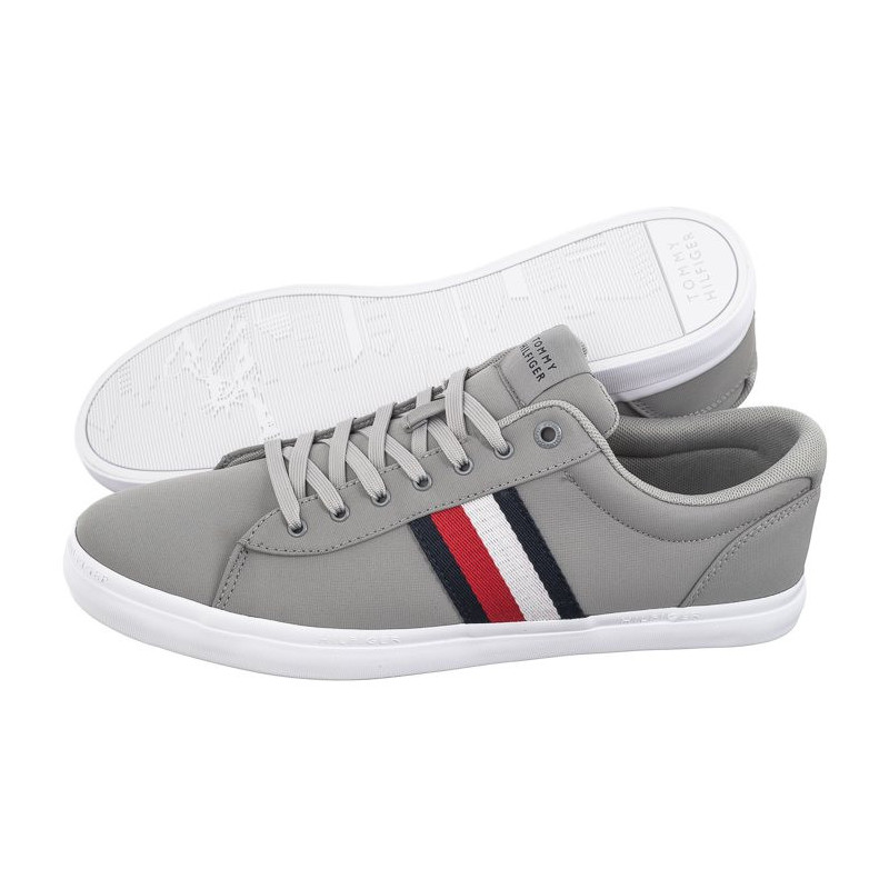 Tommy Hilfiger Iconic Vulc Stripes Mesh Antique Silver FM0FM05072 PRT (TH1084-a) sportiniai bateliai 