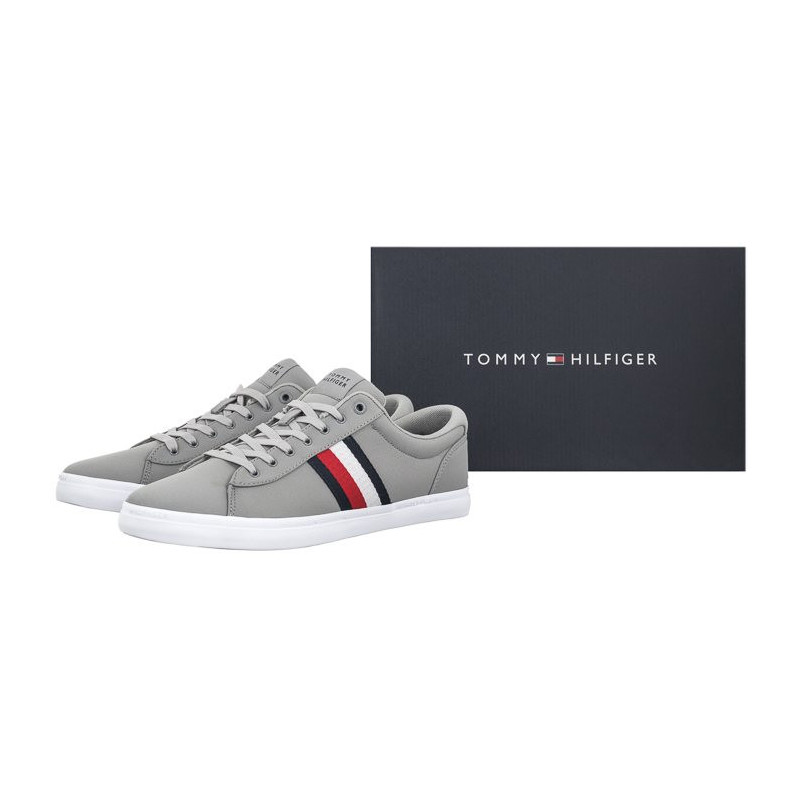 Tommy Hilfiger Iconic Vulc Stripes Mesh Antique Silver FM0FM05072 PRT (TH1084-a) sportiniai bateliai 