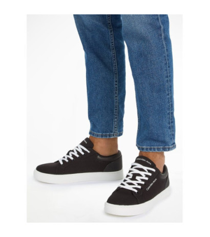 Calvin Klein Classic Cupsole Low Lth In Dc Black/Bright White YM0YM00976 0GM (CK495-a) sportiniai bateliai
