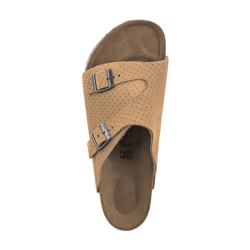 Birkenstock Zurich Emboss Dots New Beige 1027036 (BK254-a) šlepetės