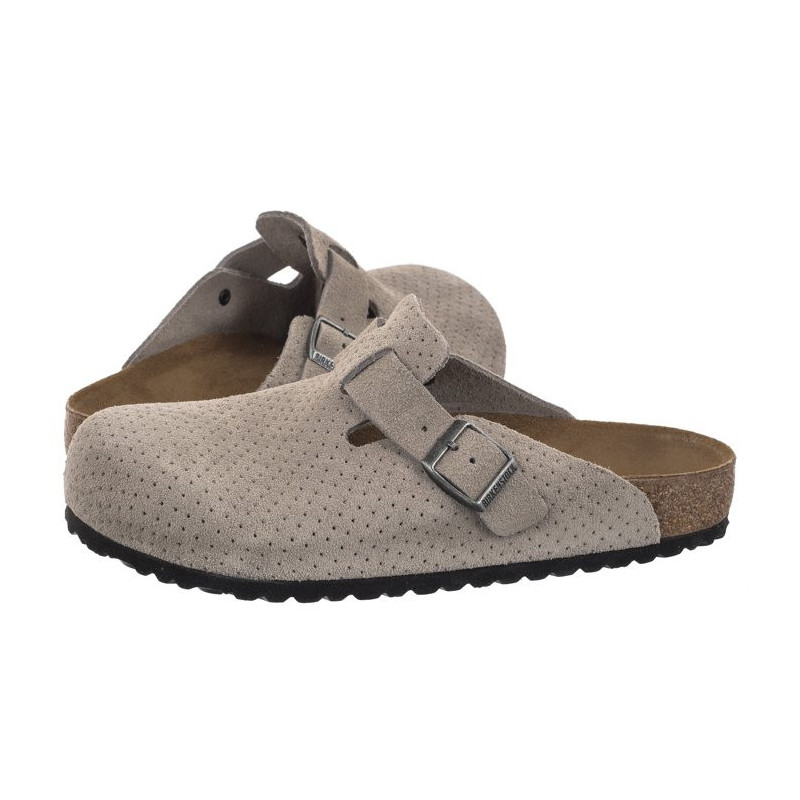 Birkenstock Boston Bs Emboss Dots Stone Coin 1027040 (BK255-a) šlepetės