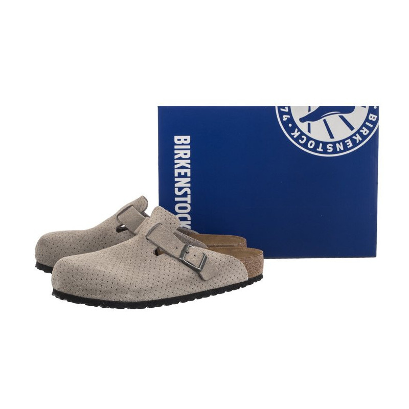 Birkenstock Boston Bs Emboss Dots Stone Coin 1027040 (BK255-a) šlepetės