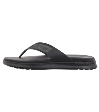 Tommy Hilfiger Comfort Toe Post Beach Sandal Black FM0FM05097 BDS (TH1110-a) batai