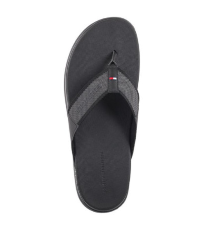Tommy Hilfiger Comfort Toe Post Beach Sandal Black FM0FM05097 BDS (TH1110-a) batai