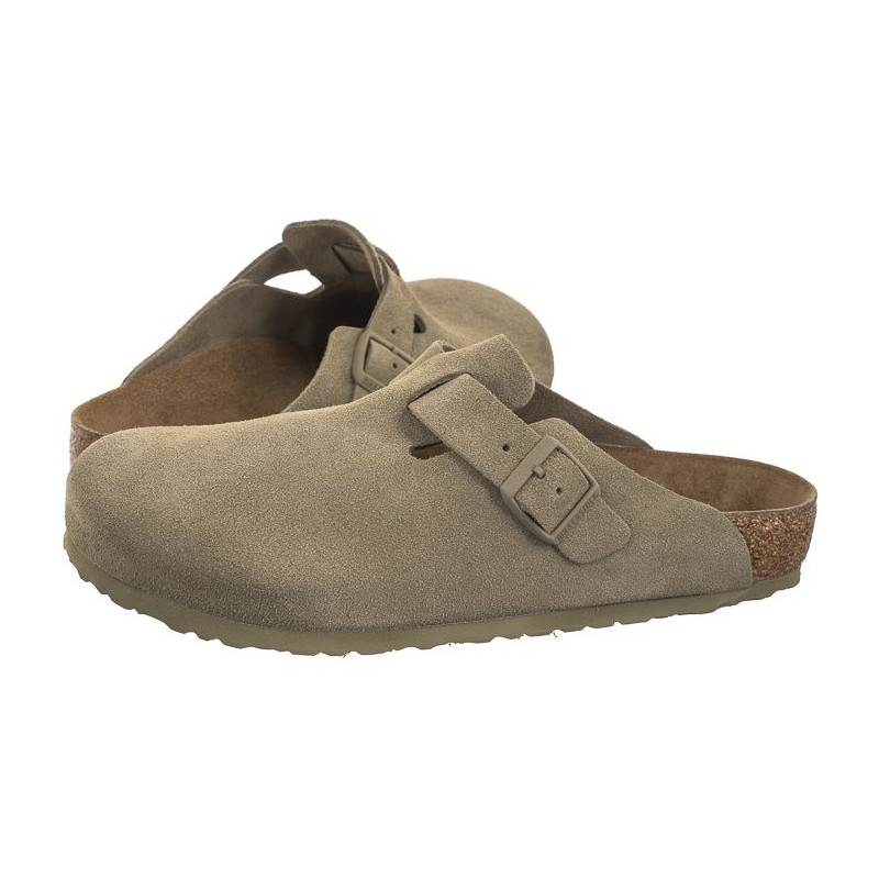 Birkenstock Boston BS Faded Khaki 1025788 (BK265-a) Moteriški batai/šlepetės