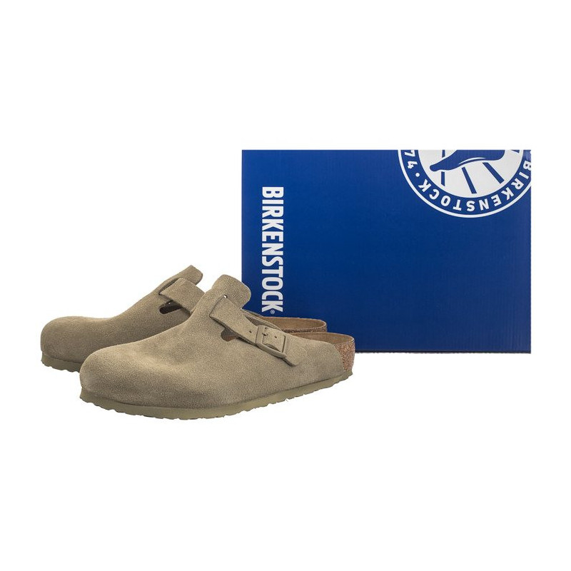 Birkenstock Boston BS Faded Khaki 1025788 (BK265-a) Moteriški batai/šlepetės