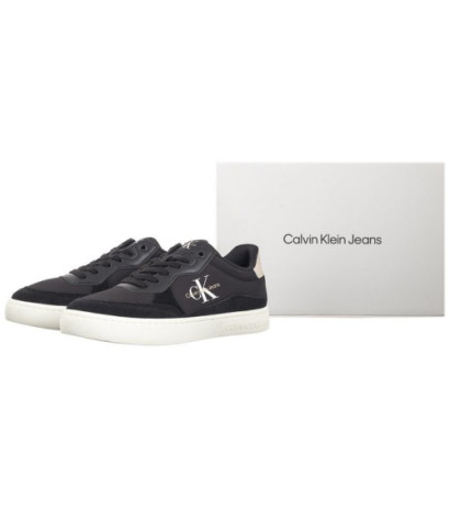 Calvin Klein Classic Cupsole Low Mix Mtl Black/Eggshell/White YM0YM01033 0GR (CK541-a) sportiniai bateliai