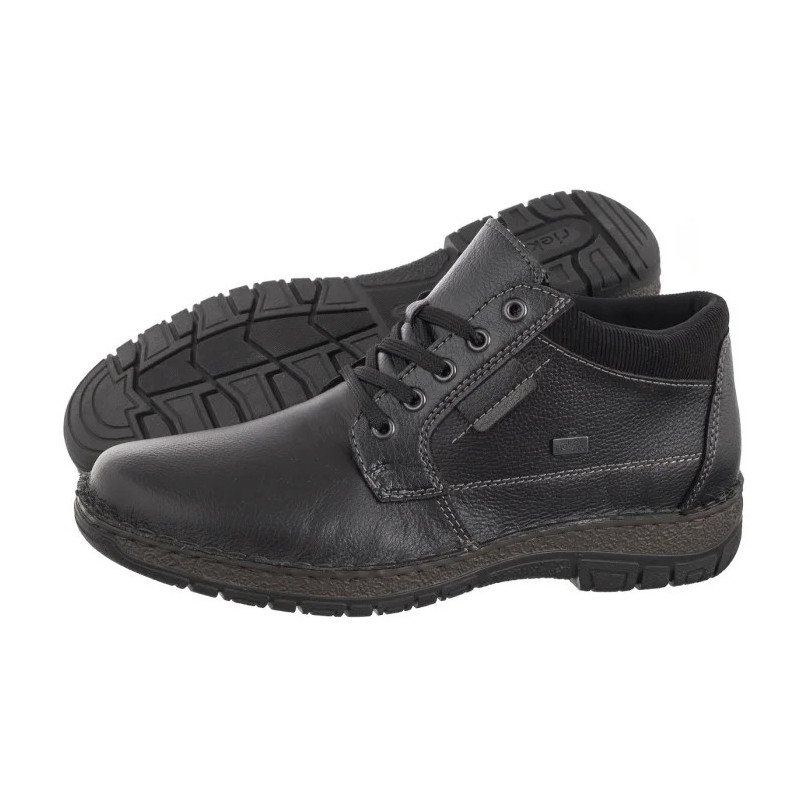 Rieker Czarne 05102-00 Black  (RI208-a) žygio batai