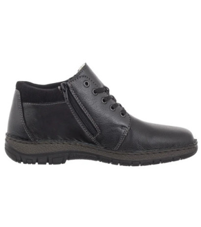 Rieker Czarne 05102-00 Black  (RI208-a) žygio batai