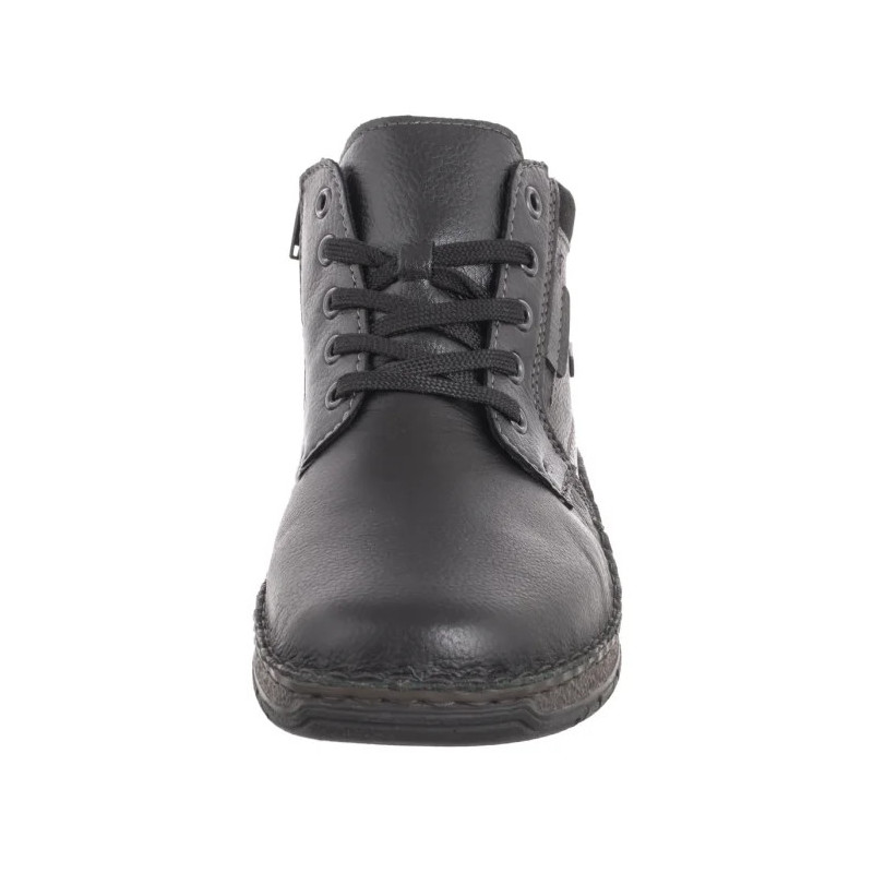 Rieker Czarne 05102-00 Black  (RI208-a) žygio batai