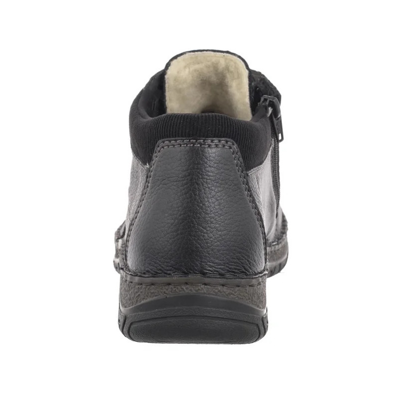 Rieker Czarne 05102-00 Black  (RI208-a) žygio batai